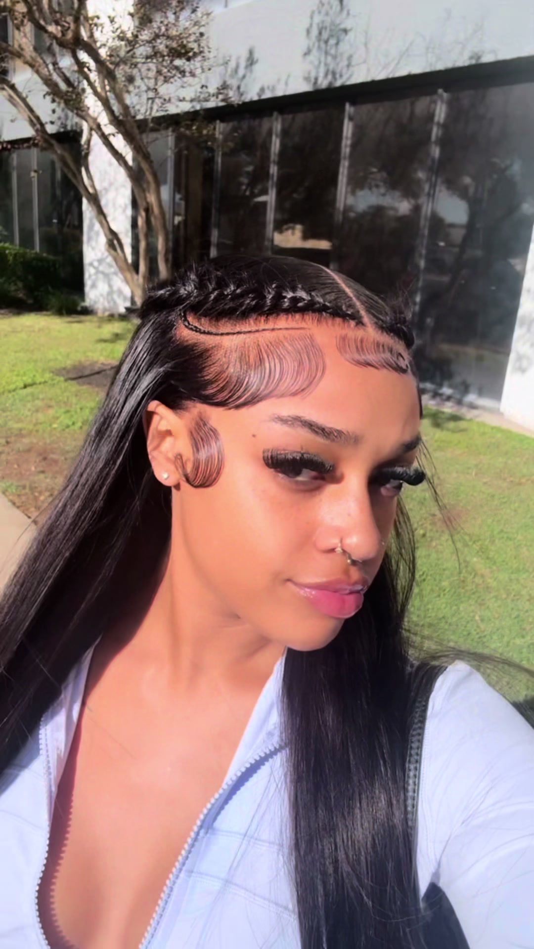 TikTok post by @therealtishh for Pizazz Hair. Caption reads: Love my girl Nicoleeee @nnicoleeeb:) wig from....