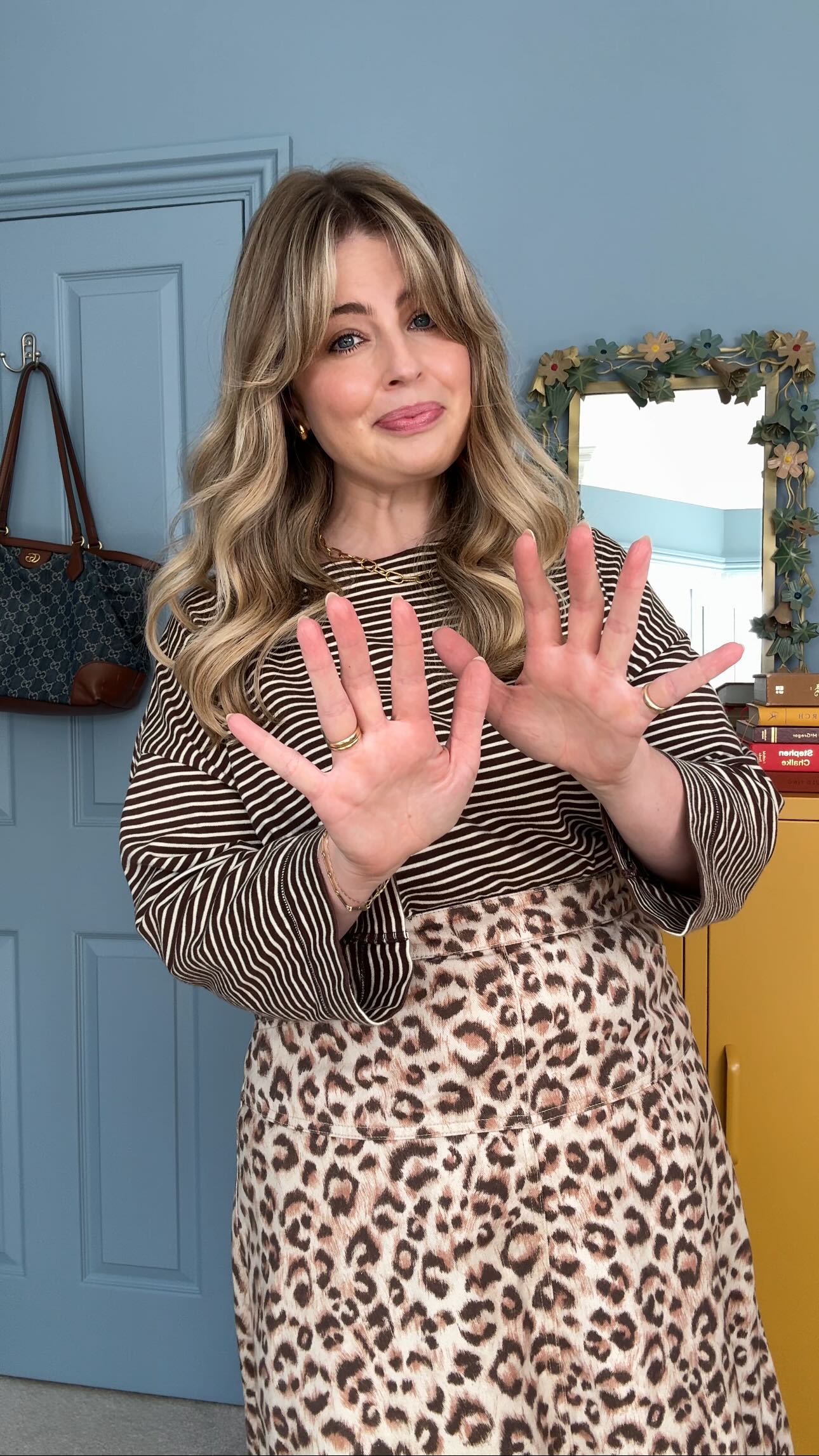 Instagram post by @alisonhopemurray for Little Greene. Caption reads: Couldn't gaslight myself anymore. Beige be gone!....