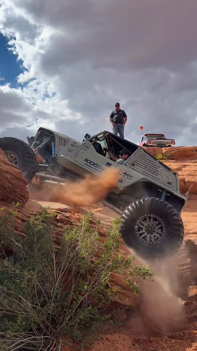 Instagram post by @grdloc for MickeyThompsonTires. Caption reads: The sends with this #supercharged #V8 are insane…....