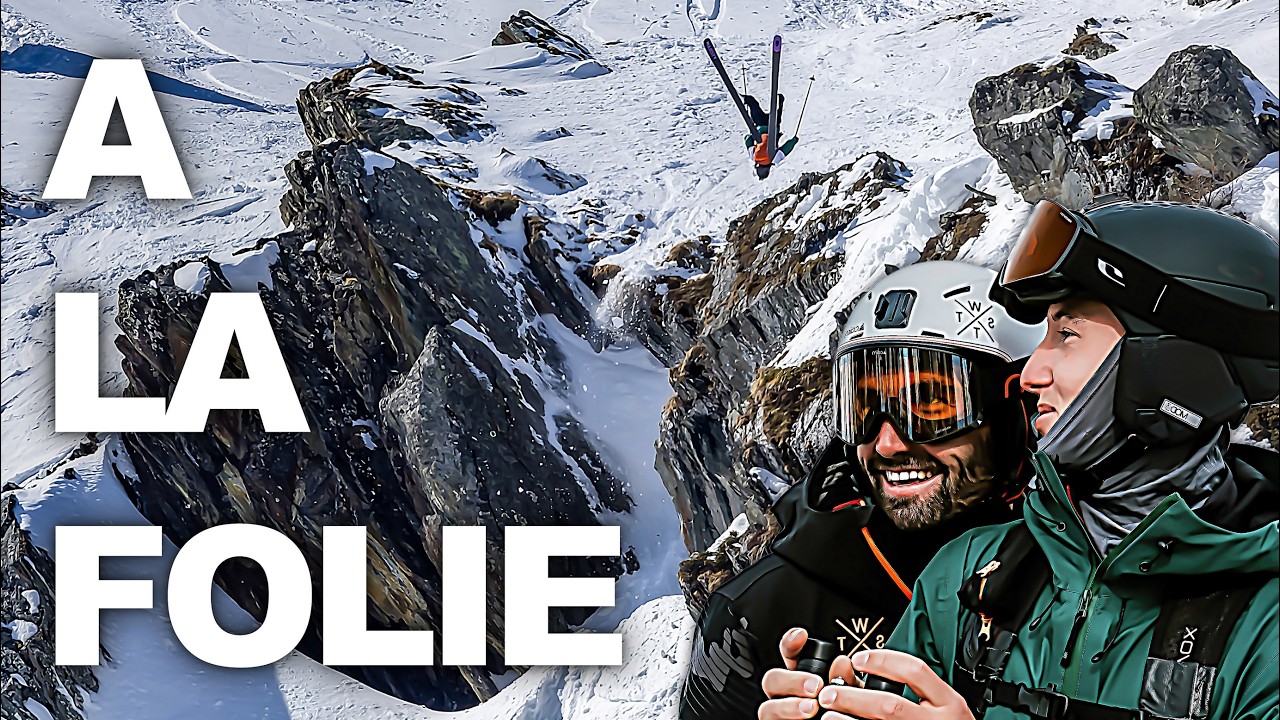 YouTube post by @WINTERACTIVITY for Holzkern. Caption reads: ON REMONTE SUR LE FREERIDE WORLD TOUR - WA .