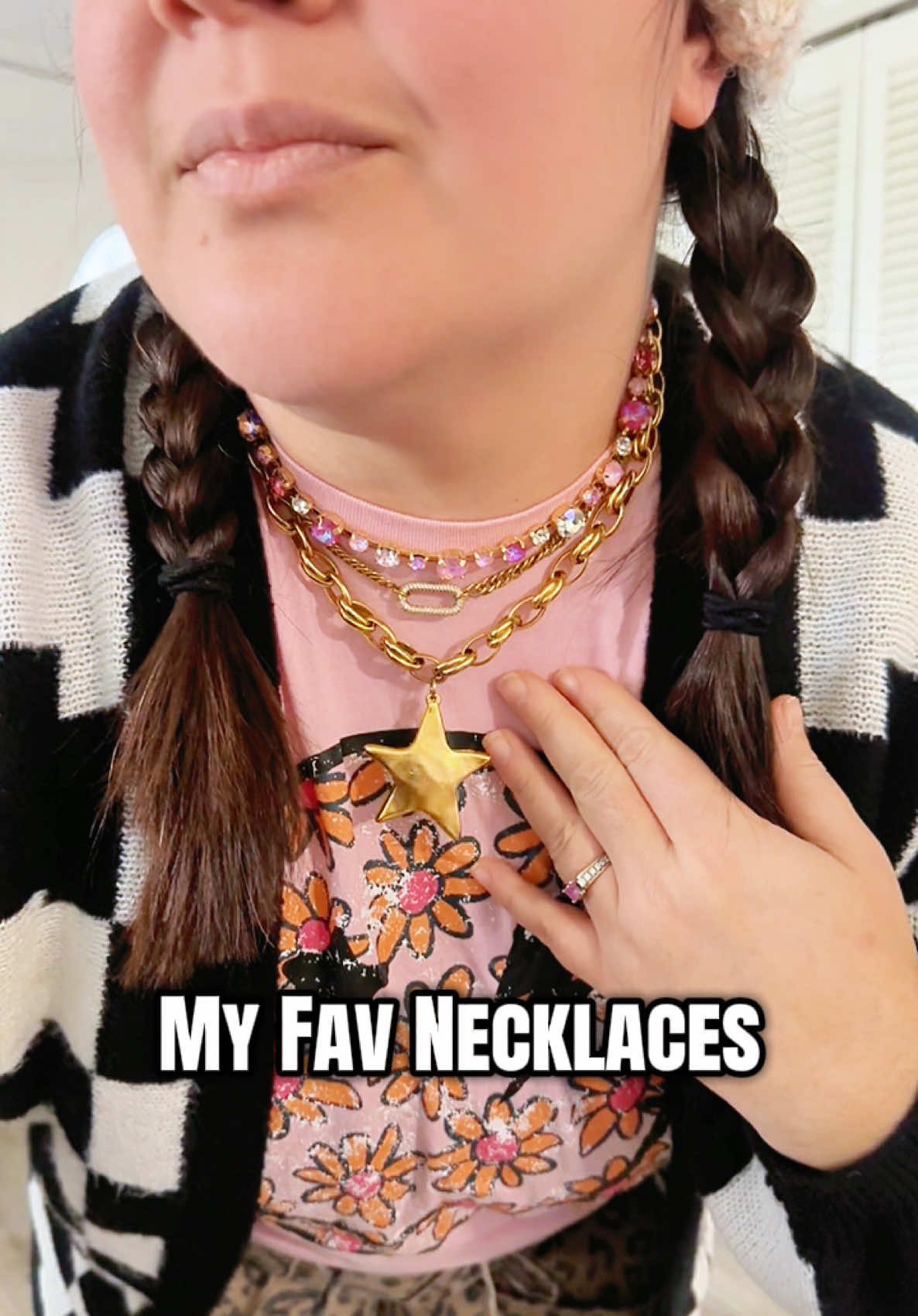 TikTok post by @fabulouslyforga for Bracha. Caption reads: [...] of my favorite! The star is from @WearBracha....