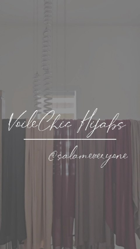 Instagram post by @salameveryone for VOILE CHIC. Caption reads: [...] checkout to save on your purchase....