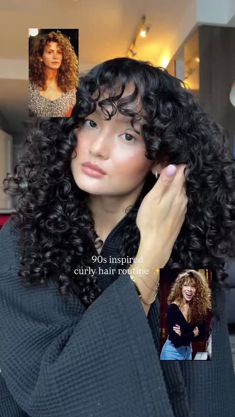 Instagram post by @thatcurlblog for Pattern. Caption reads: some fluffy curls for your feed 😌

inspo by....