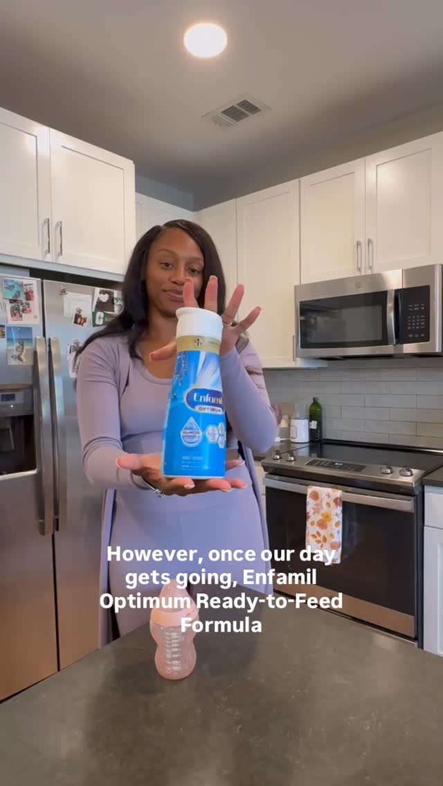 Instagram post by @keiwithani for Enfamil. Caption reads: For our busiest of days, @enfamil has been a great....