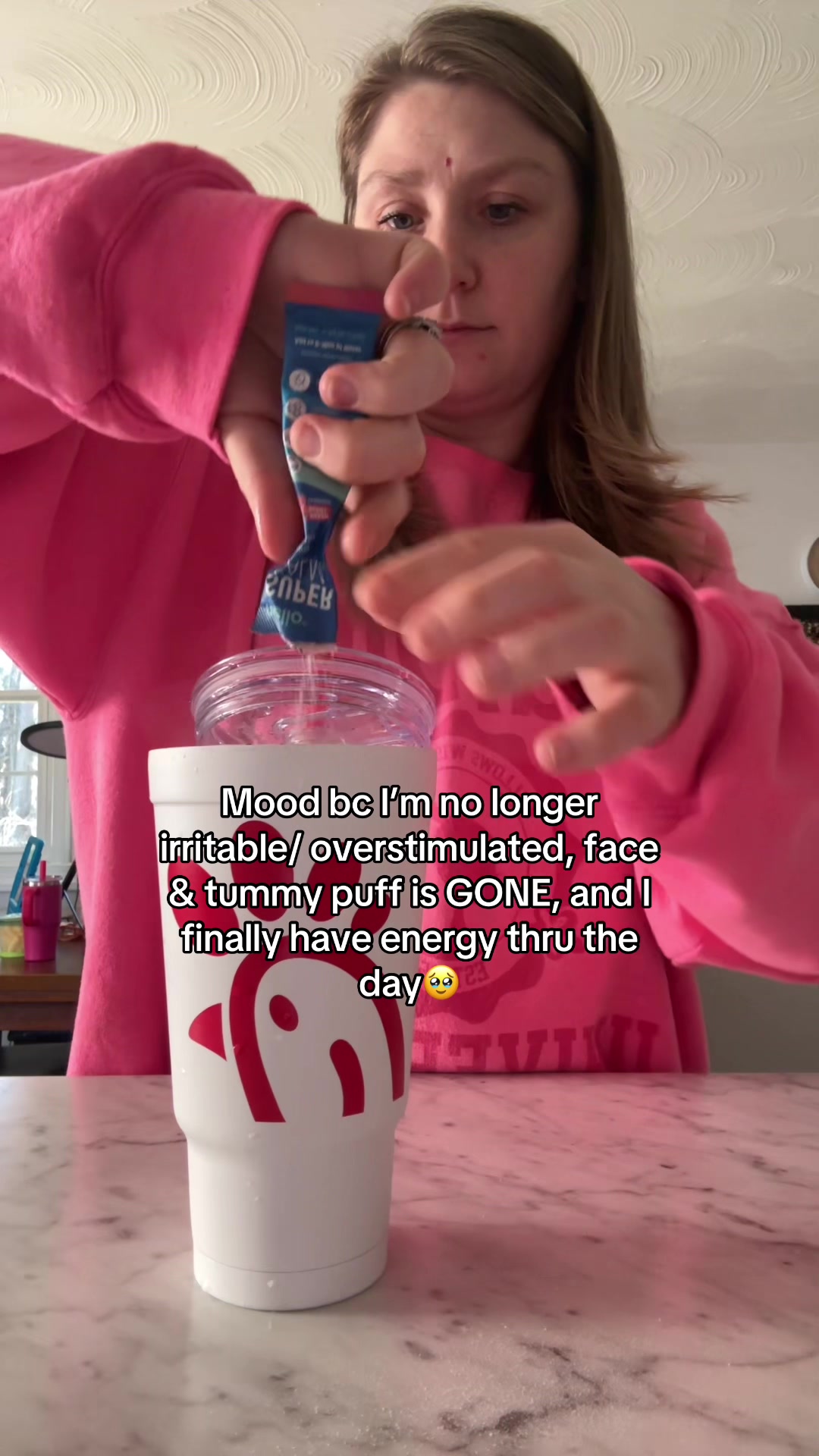 TikTok post by @tripletsmom22 for drinknello. Caption reads: @Drink Nello ....