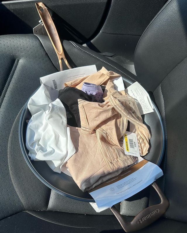 Instagram post by @frennifer for The Bay. Caption reads: Sometimes I catch myself saying super sexy things....