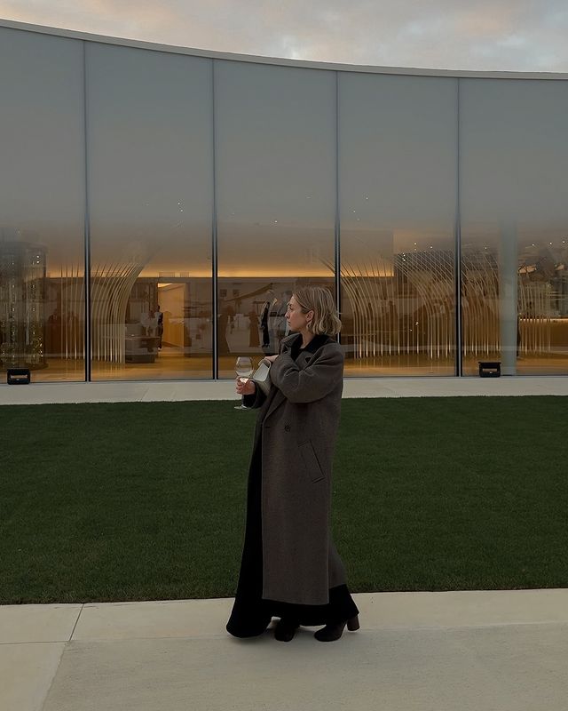 Instagram post by @brittanybathgate for Champagne Ruinart. Caption reads: [ad] 24 hours immersed in the world of @ruinart.....