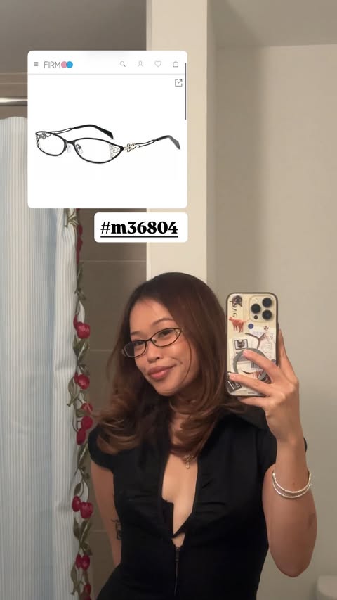 Instagram post by @snnale for Firmoo. Caption reads: [...] exclusive 50% discount on your purchase....