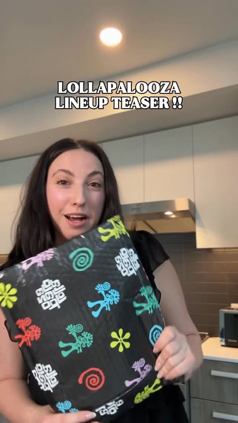 Instagram post by @keninchicago for Lollapalooza. Caption reads: Listen for @lollapalooza 2026 lineup CLUES 👀 Is....
