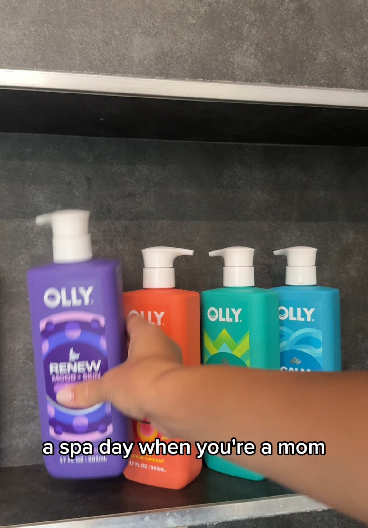 TikTok post by @erisa_laska for OLLY. Caption reads: #OLLYPartner Because self care makes me a [...].