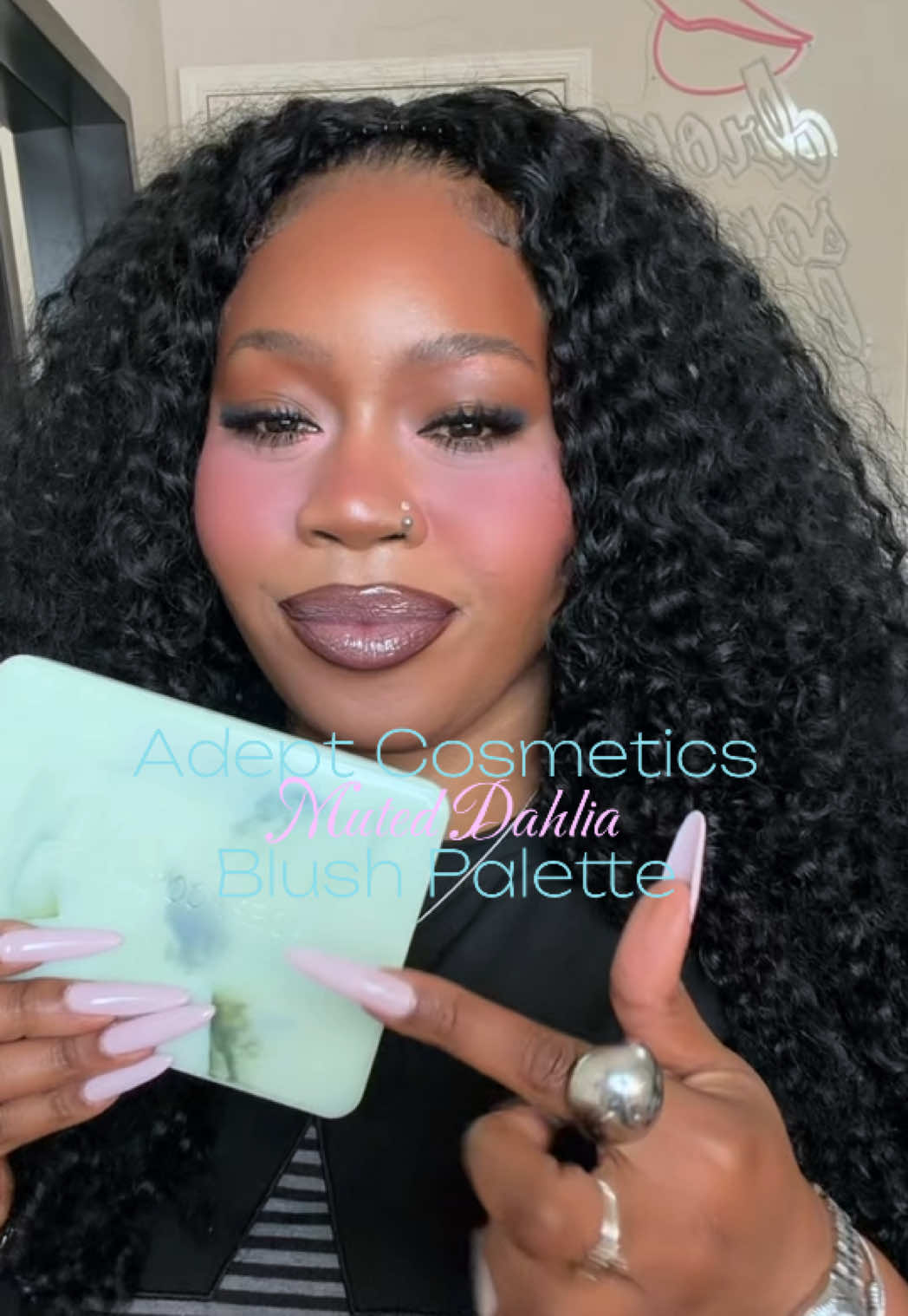 TikTok post by @izefeno for MADE BY MITCHELL. Caption reads: [...] is a dream! @adeptcosmetics....