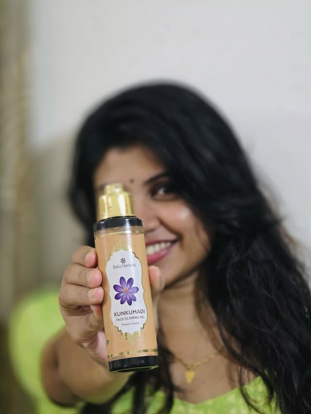 Instagram post by @s_h_i_l_p_a_v_s for Balu Herbals. Caption reads: Collaboration with @baluherbals Get radiant,....