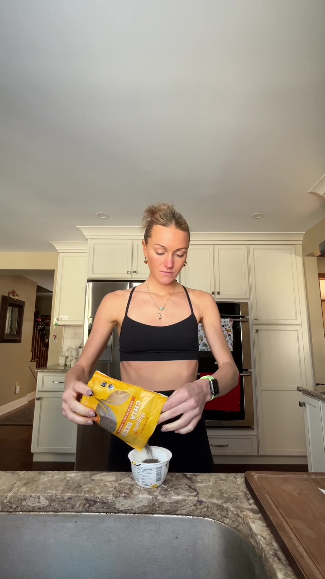 TikTok post by @jjustineharvey for TrueSeaMoss. Caption reads: ditl vlogmas edition ❄️  @trueseamoss @Alani....