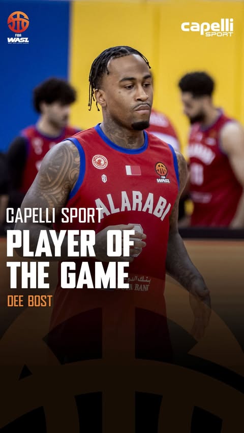 Instagram post by @dbost_1 for Capelli Sport. Caption reads: [...] game highlights⚡️ #FIBAWASL #WASL....