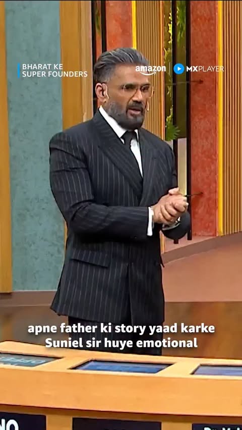 Instagram post by @bharatkesuperfounders for MX Player. Caption reads: [...] from Jan 16, only on Amazon MX Player, for....