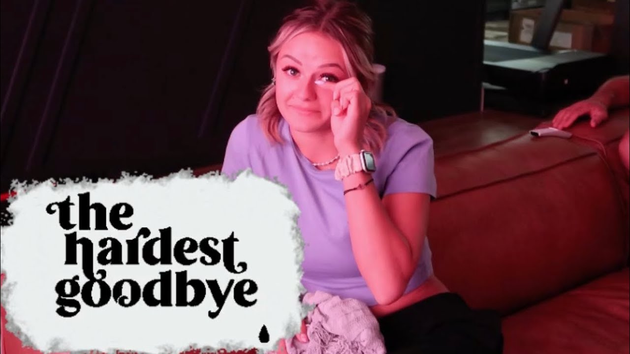 YouTube post by @TheLeRoys for Shop Andi. Caption reads: Emotional Goodbye To Kesley | The LeRoys.