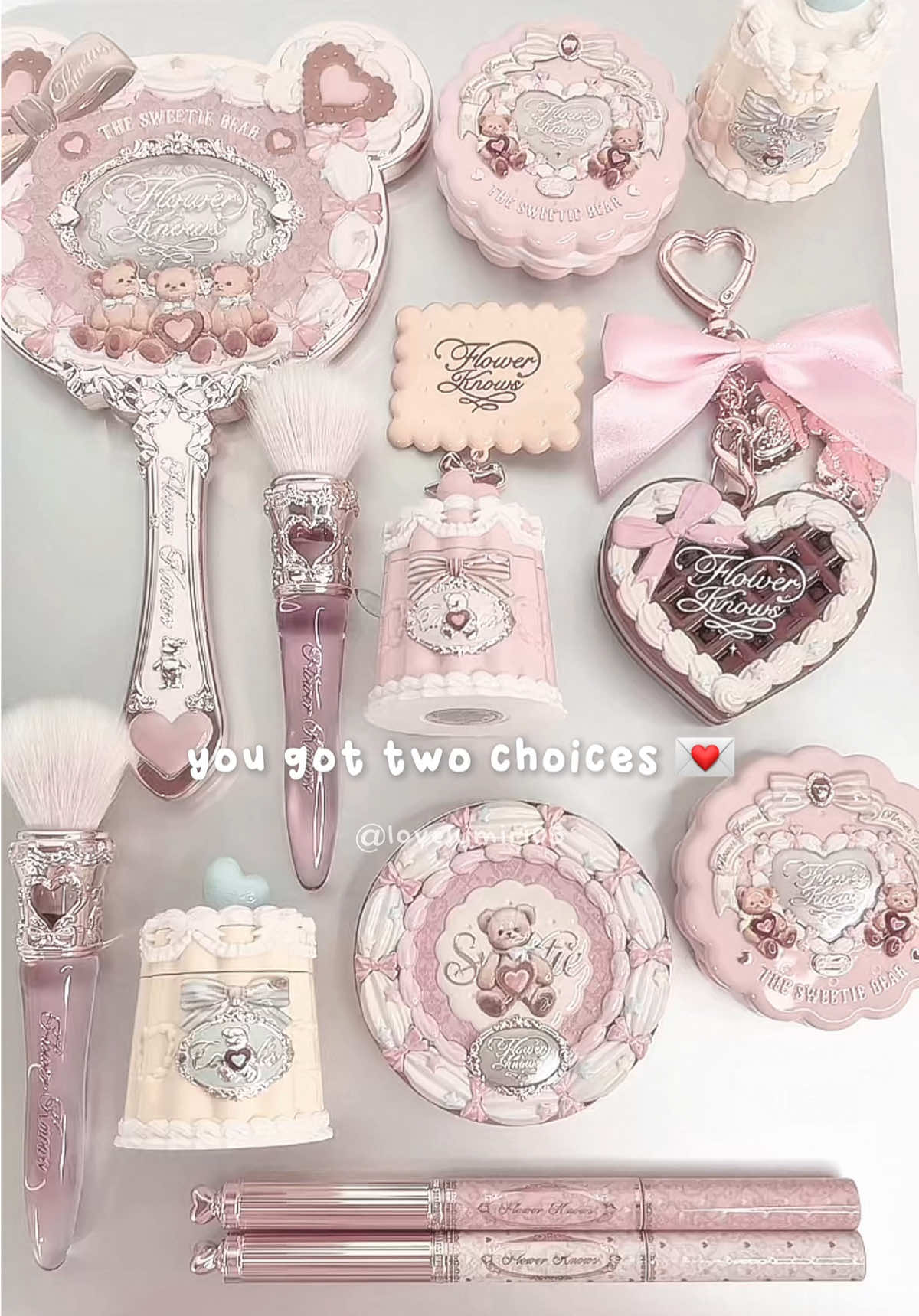 TikTok post by @lovelymiri05 for Flower Knows. Caption reads: [...] to save extra money on @Flower Knows Makeup....