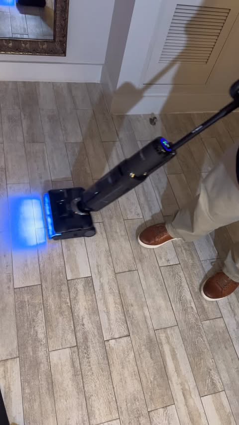 Instagram post by @holmescooking_ for Tineco. Caption reads: If you’ve been wanting to clean with out....