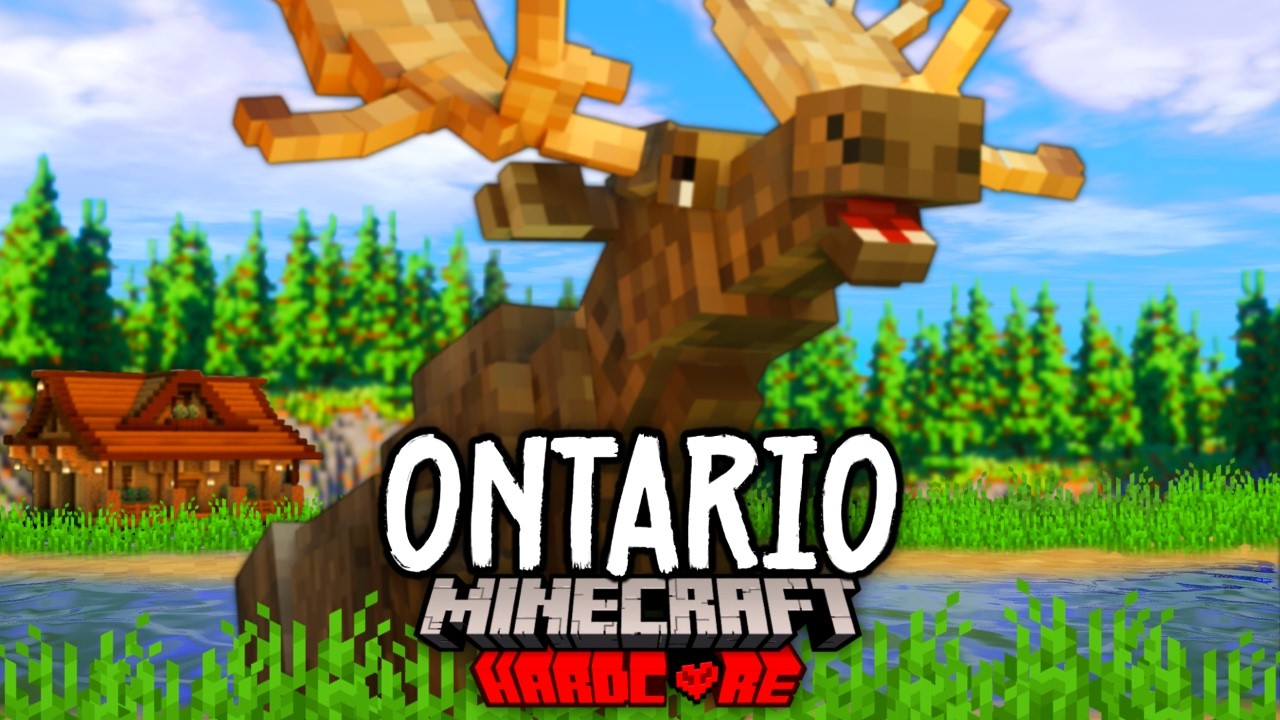 YouTube post by @SmittieKingMC for Dropbox. Caption reads: I Survived 100 Days in ONTARIO in Hardcore....