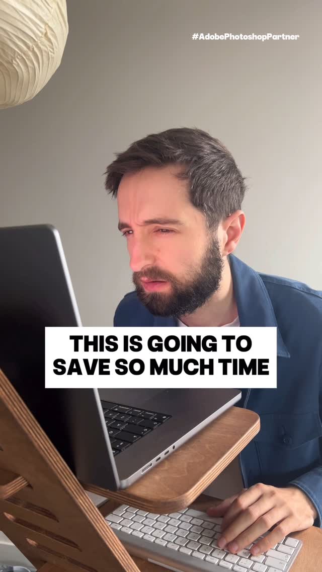 Instagram post by @callumscreativeclub for Adobe Photoshop. Caption reads: There’s a new, faster and smarter way to edit in....