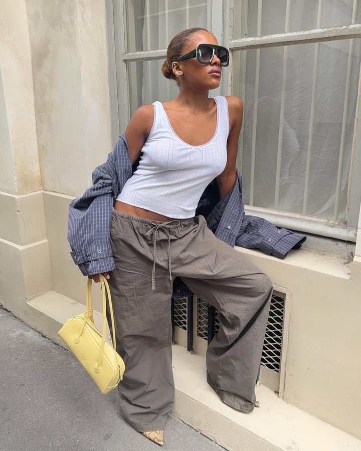 Instagram post by @mv.tiangue for Carrera Eyewear. Caption reads: @carrera 🍨.