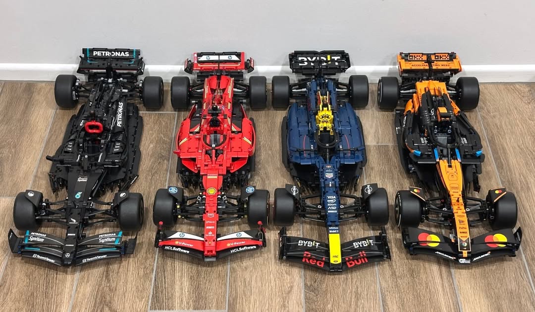 Instagram post by @jayong28 for McLaren. Caption reads: [...] Formula 1 Big 4! Hefes a look at 42228....
