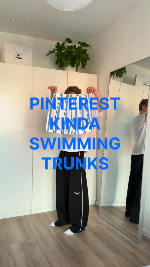 Instagram post by @nickluss_ for Pull&Bear. Caption reads: These will be the swimming trunks this summer....