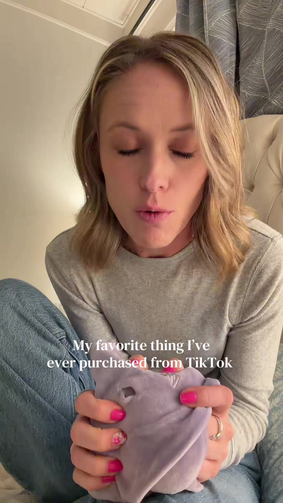 TikTok post by @morgan_alyssa_ for nodpod. Caption reads: [...] and I’m falling asleep so much faster....