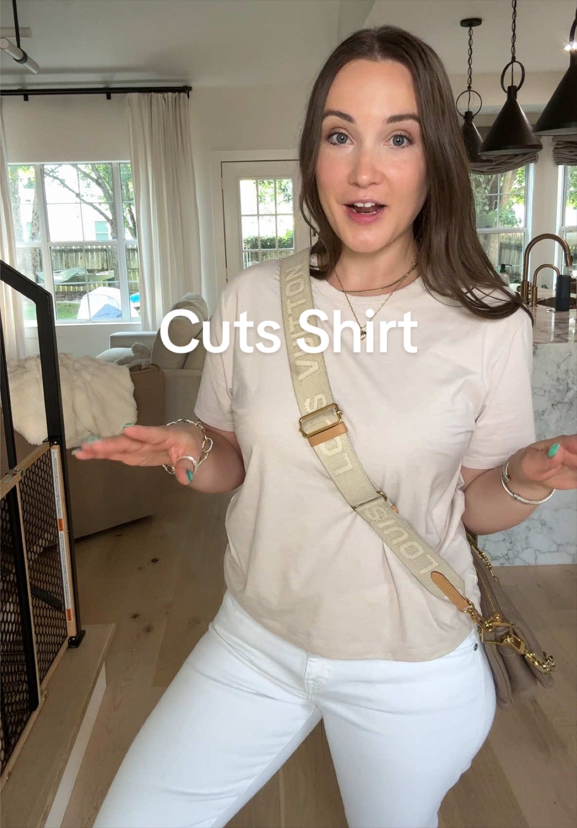 TikTok post by @stephanie_jaleen for Cuts Clothing. Caption reads: need allll the colors now! @Cuts Clothing....