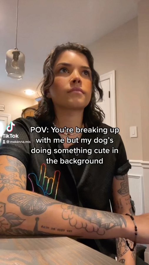 Instagram post by @makenna.mis for rue21. Caption reads: my dog > you 
so stoked to be kicking off pride....