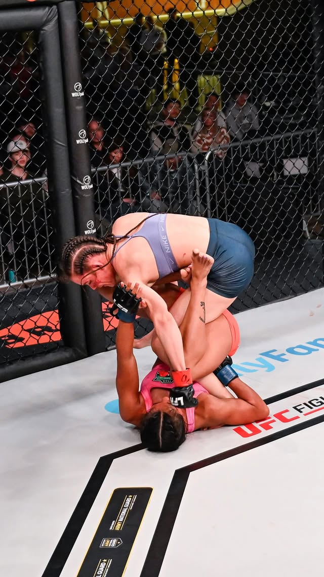 Instagram post by @spectationsports for Legacy Fighting Alliance. Caption reads: #LFAQuickHits: Cara Greenwell 🇺🇸 Powered by:....