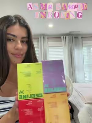 TikTok post by @notpietrafonseca for CEELIKE & MSDRWIKEY Oral Care. Caption reads: [...] unboxing for yall. Thank you @CEELIKE &....