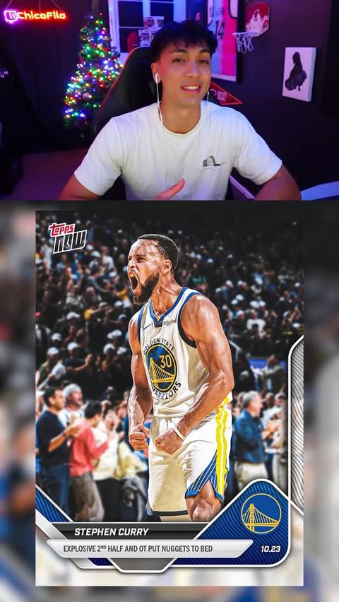 Instagram post by @therealchicofilo for Topps. Caption reads: NBA Topps NOW is officially here! Collect the most....