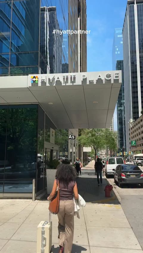 Instagram post by @saraida.cecilia for Hyatt. Caption reads: #HyattPartner I’ve learned that if I spend every....