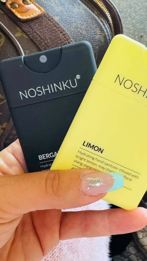 Instagram post by @roxannabina for Noshinku. Caption reads: 🌸Hydrating, clean and fresh… @noshinku luxury....