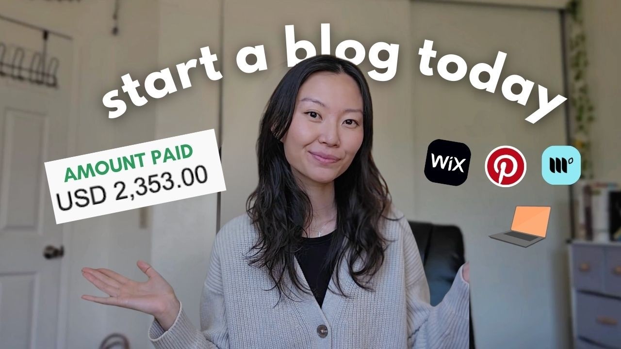 YouTube post by @melanierrenee for Zion Affordable Website Designing. Caption reads: How to ACTUALLY Make Money With A Blog in 2026 💸....