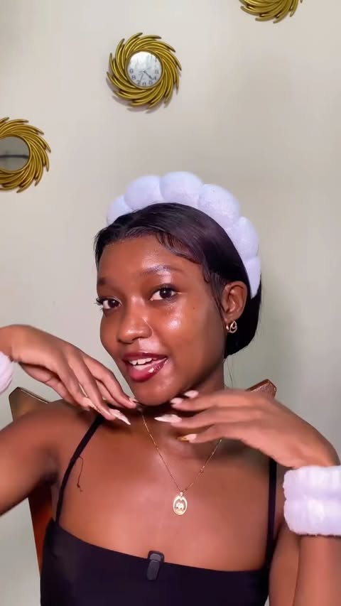 Instagram post by @karenkinya_ for Garnier East Africa. Caption reads: POV: skincare shopping is now just a WhatsApp....