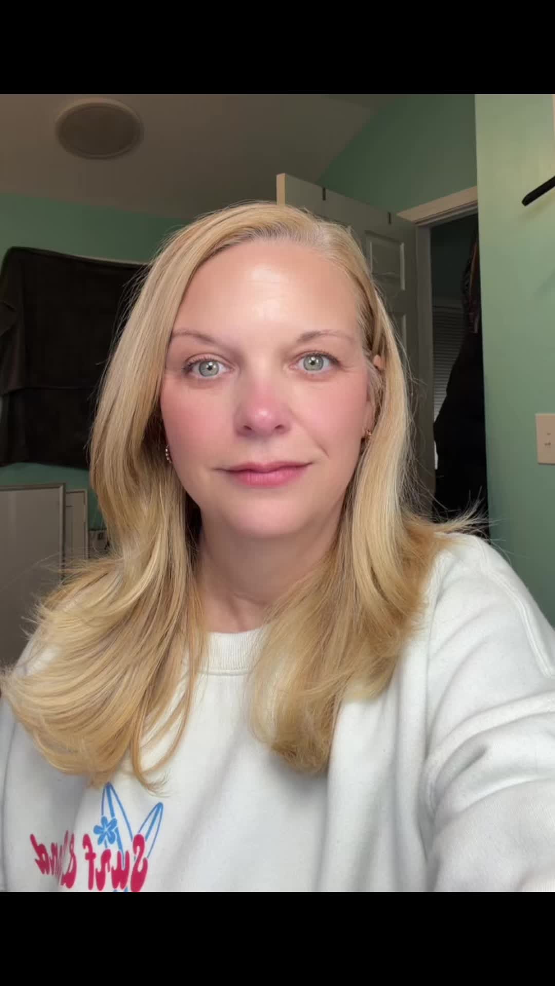 TikTok post by @sarah_sc_over50 for Soft Intention. Caption reads: @Soft Intention beautiful soft pink bra with no....