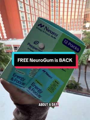 TikTok post by @vegasstarfish for Neuro. Caption reads: Neuro Gum @Neuro Gum is back with a [...].