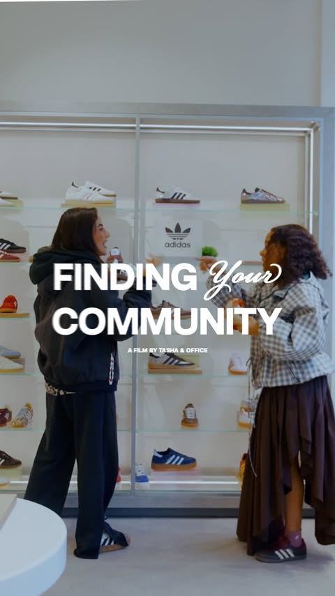Instagram post by @tasha_2000 for Office Shoes. Caption reads: [...] A story about finding community with....