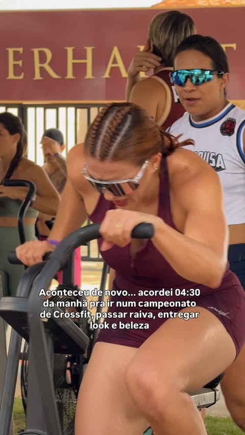 Instagram post by @ingrid_msantana for Growth Supplements. Caption reads: Aconteceu de novo 🔥 Look: @growthsupplements....