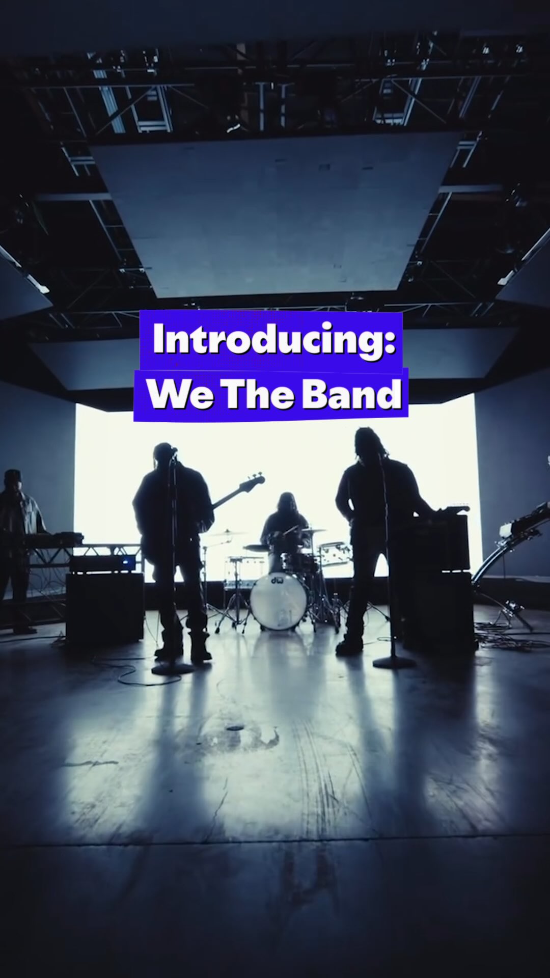 Instagram post by @wetheband for Spotify for Artists. Caption reads: Meet the group making bands cool again, @wetheband....