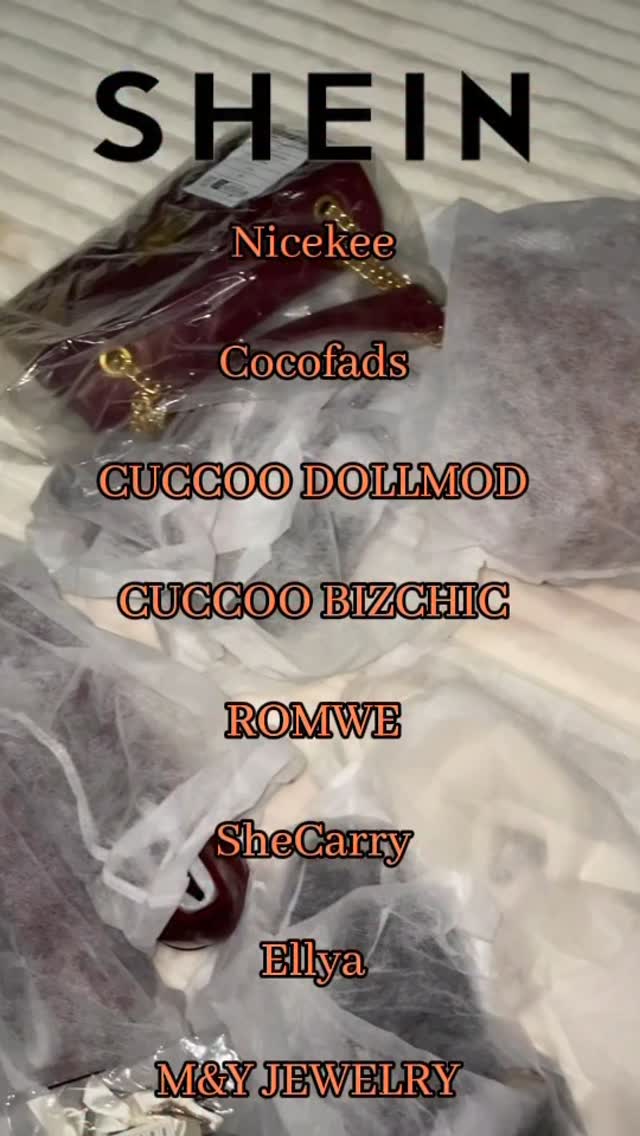 Instagram post by @maddyssstyle for Cuccoo. Caption reads: 🤎SHEIN Shoes & Bags & ACC🤎
Rimani aggiornato....