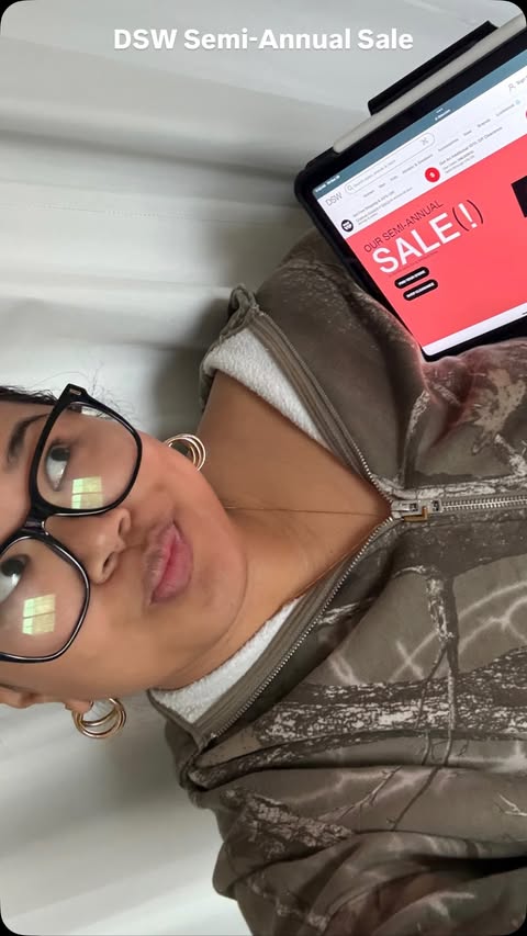 Instagram post by @laurenlicup for DSW. Caption reads: Shop with me for some new shoes at @dsw during....