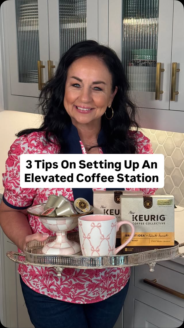 Instagram post by @carlashellis for Keurig. Caption reads: [...] ways you can show hospitality ☕️ Keurig....