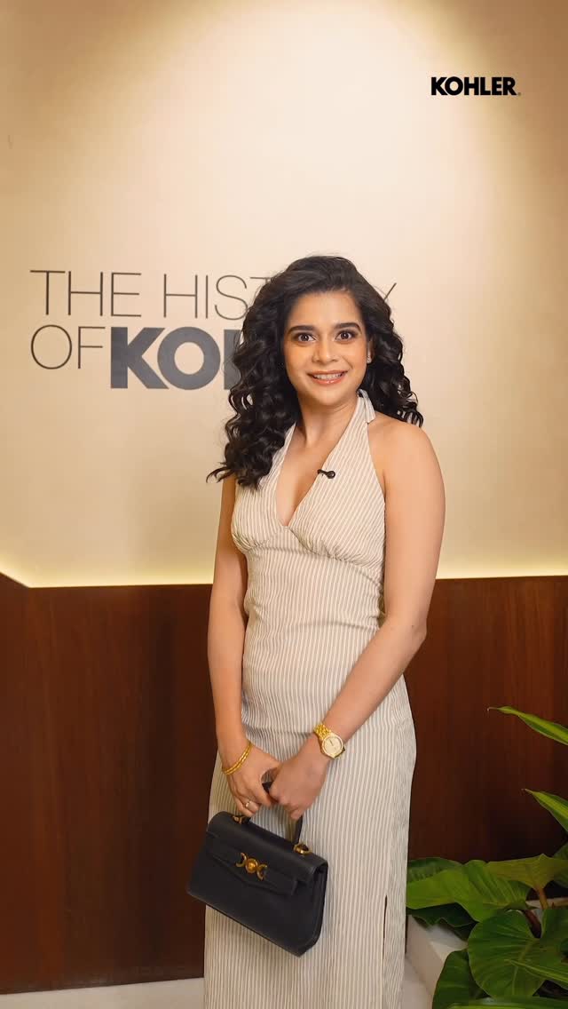 Instagram post by @mipalkarofficial for KOHLER. Caption reads: They say every space has a story… and this one....