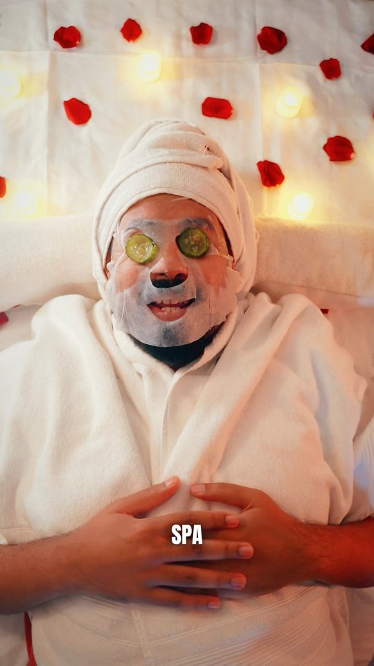 Instagram post by @ghazanferjaffery for Noon. Caption reads: From spa days to staycations, all waiting for you!....