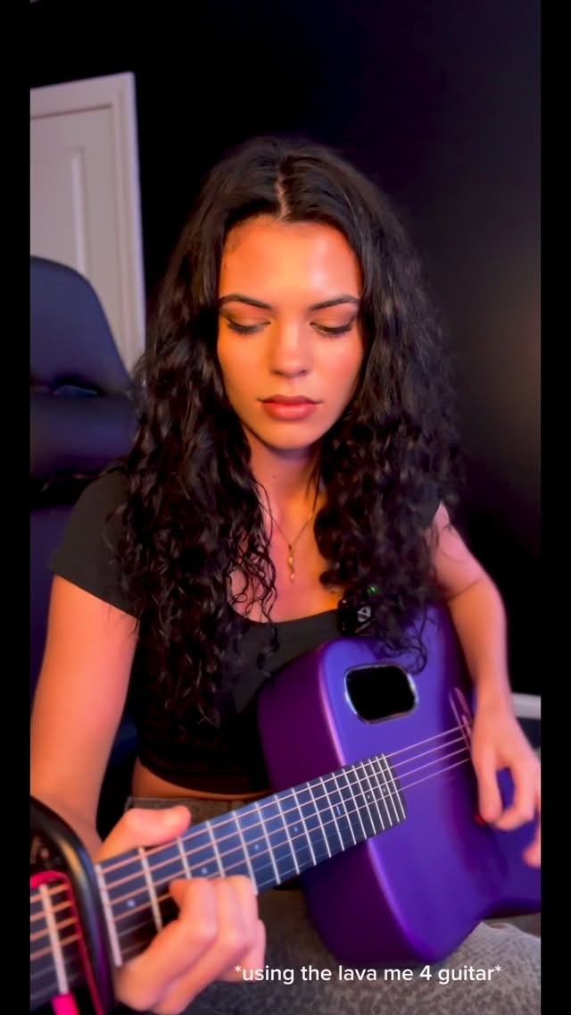 Instagram post by @laurynleroy for LAVA MUSIC. Caption reads: guess the song 😄
i’m using the @lavamusicofficial....