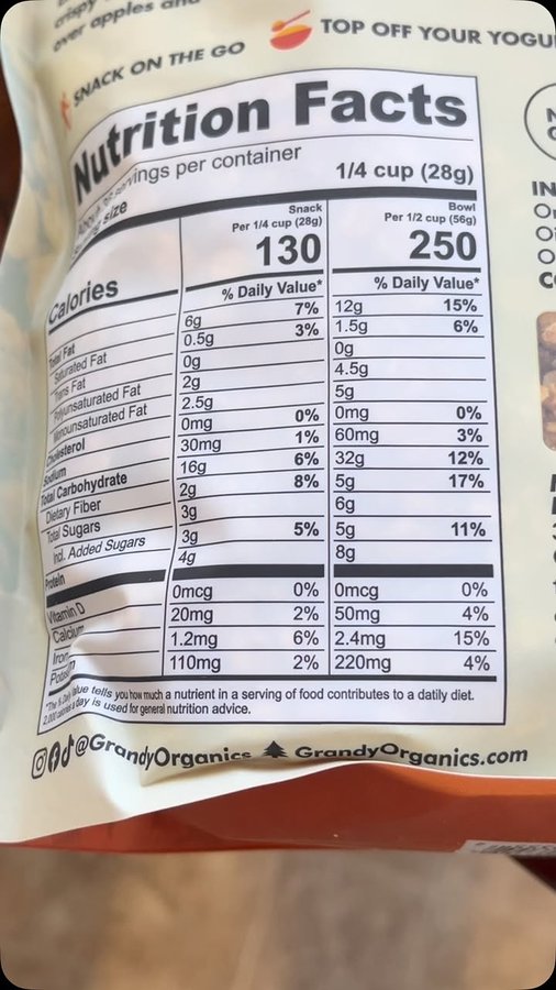 Instagram post by @healthyshyla for Grandy Organics. Caption reads: #GrandyOrganics
I love what Grandy Organics stands....