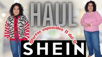 YouTube post by @ConjuntadaSINTacones for iGraal. Caption reads: ⚠️ SHEIN Haul 💸 Special Offers 11/11 ♥♥....